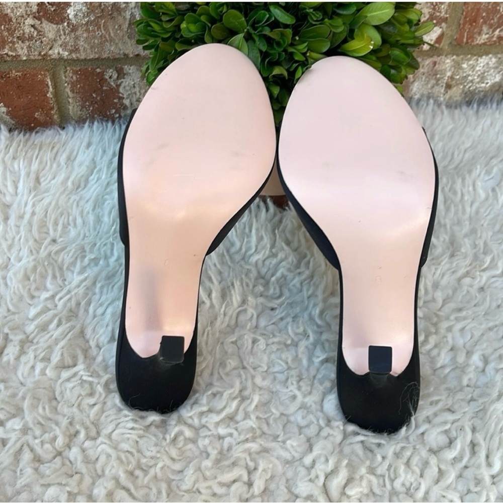 New Revolve Lovers and Friends x
Rachel Merle Satin Rosette Heels in
Black Sz. 8 - Picture 6 of 11